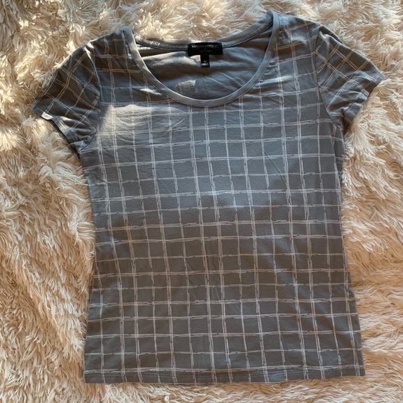 banana republic luxe top gray boxes - Picture 1 of 2